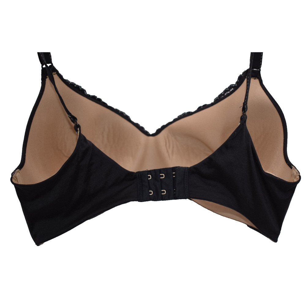 MAIDENFORM Black Wireless Convertible Straps Comfort Devotion Bra #09456 -- 36D - Picture 2 of 4